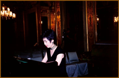 Piano recital at Museu da República, Rio de Janeiro, November 2000